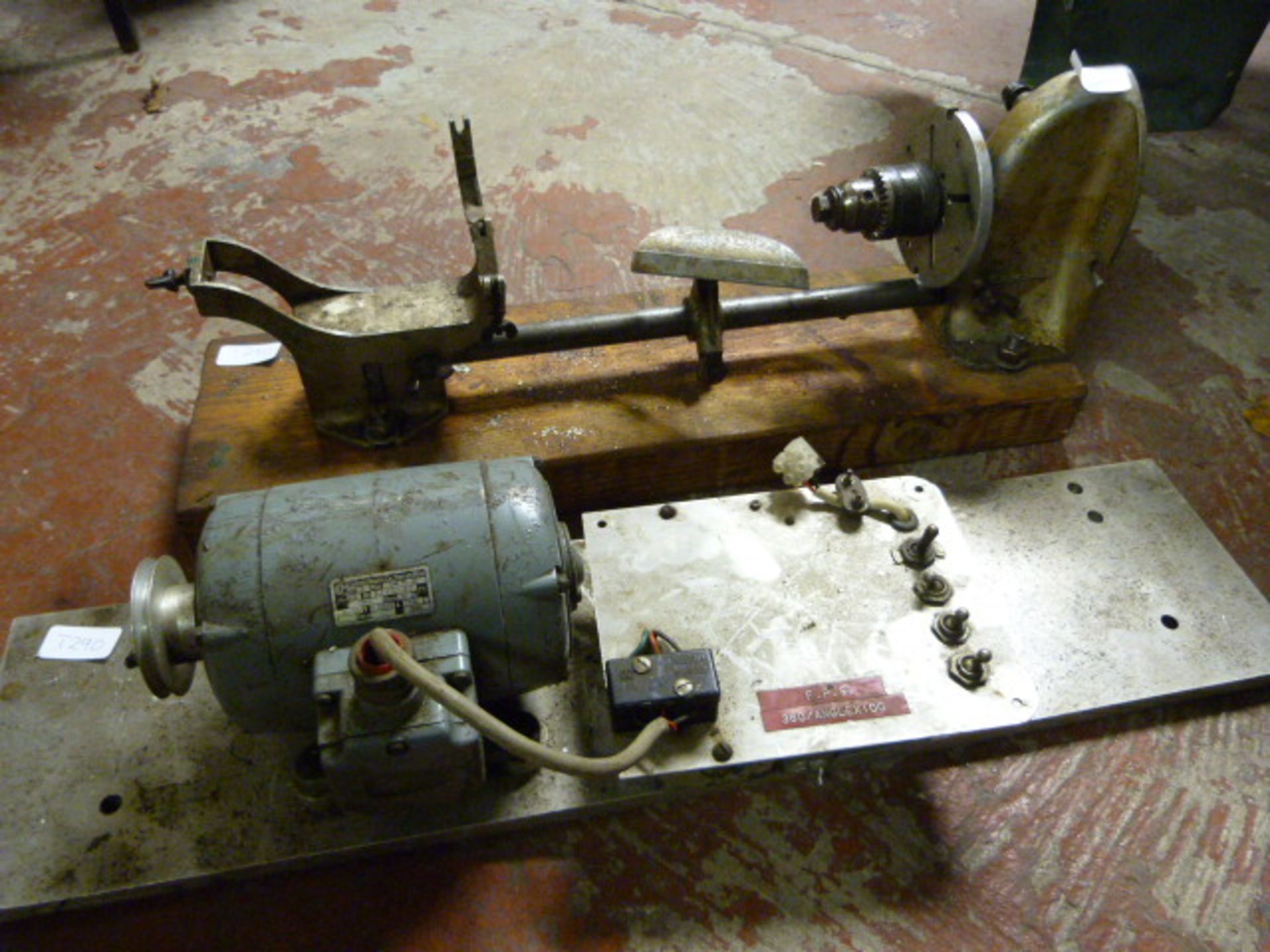 Wolf Wood Lathe and a Small Motor