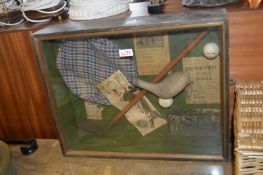 Cased Golfing Memorabilia
