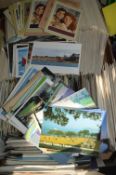 Large Collection of Postcards and First Day Covers