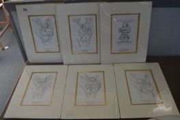 Six Michael Robson Prints of Beverley Minster Mise