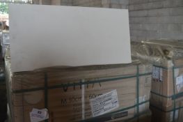 *40 Boxes of Vitra Beyaz 30x60cm Matt White Tiles