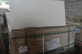 *40 Boxes of Vitra Beyaz 30x60cm Matt White Tiles