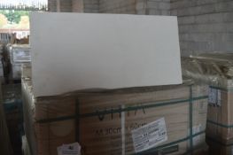 *40 Boxes of Vitra Beyaz 30x60cm Matt White Tiles