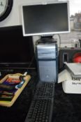 HP Computer with Monitor and Keyboard