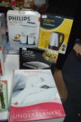 Boxed Household Electricals Including Kettles, Geo