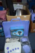 Box of Electrical Items; Toasters, Radios, Nebuliz