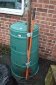 Large Green Compost Bin and a QUantity of Garden T