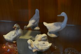Nao Figurines - Playful Ducks
