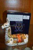 Crown Derby Llama First Quality Gold Stopper China