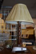 Wooden Table Lamp with Shade