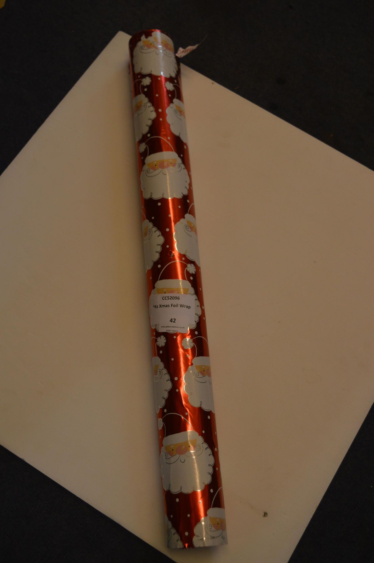 *Kirkland Christmas Foil Wrap (25m Roll)