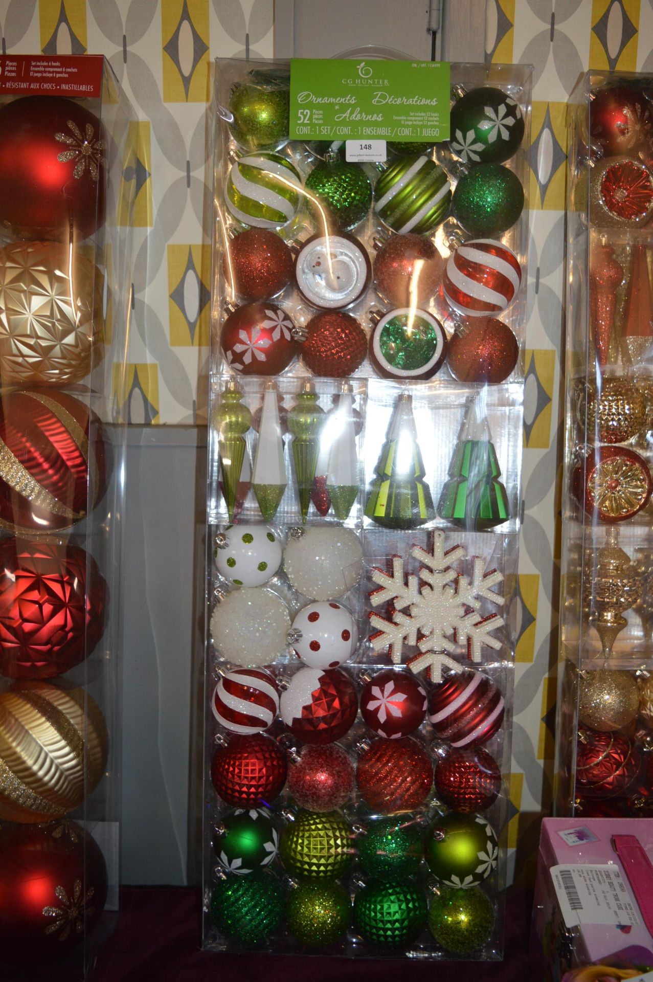 *52pc Christmas Bauble Set