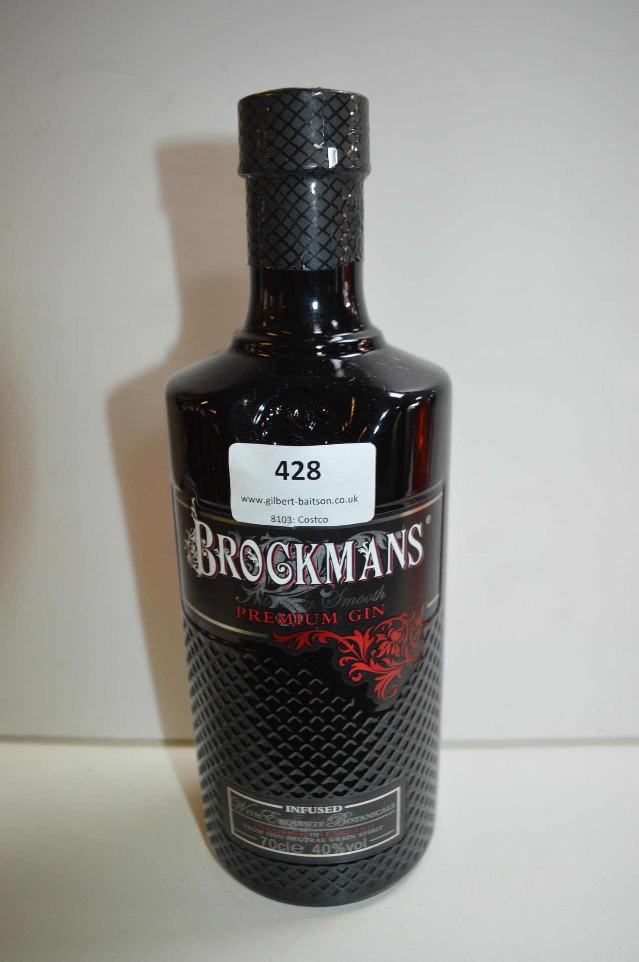Bottle of Brockman's Smooth Premium Gin