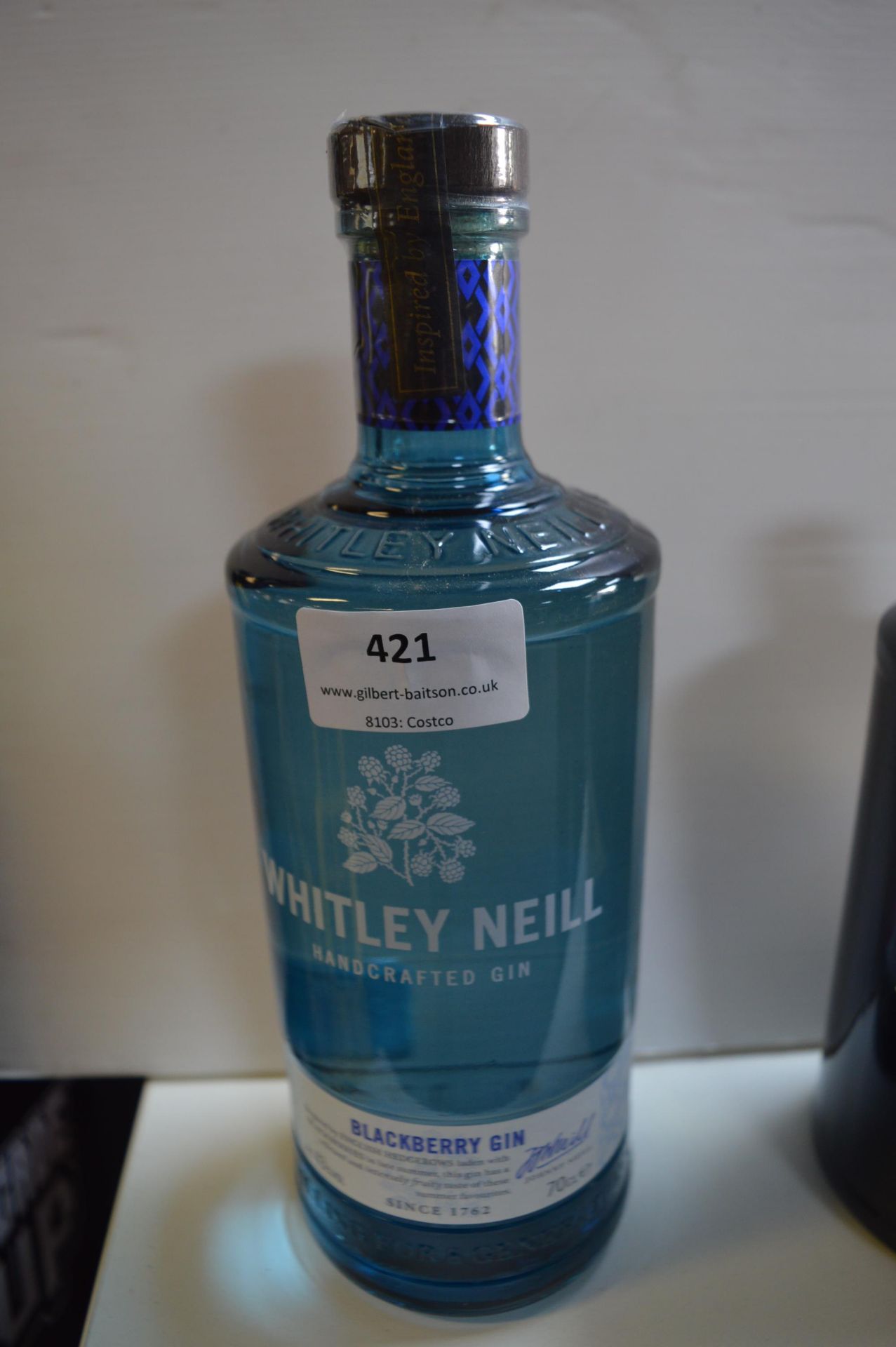 Bottle of Whitley Neill Blackberry Gin