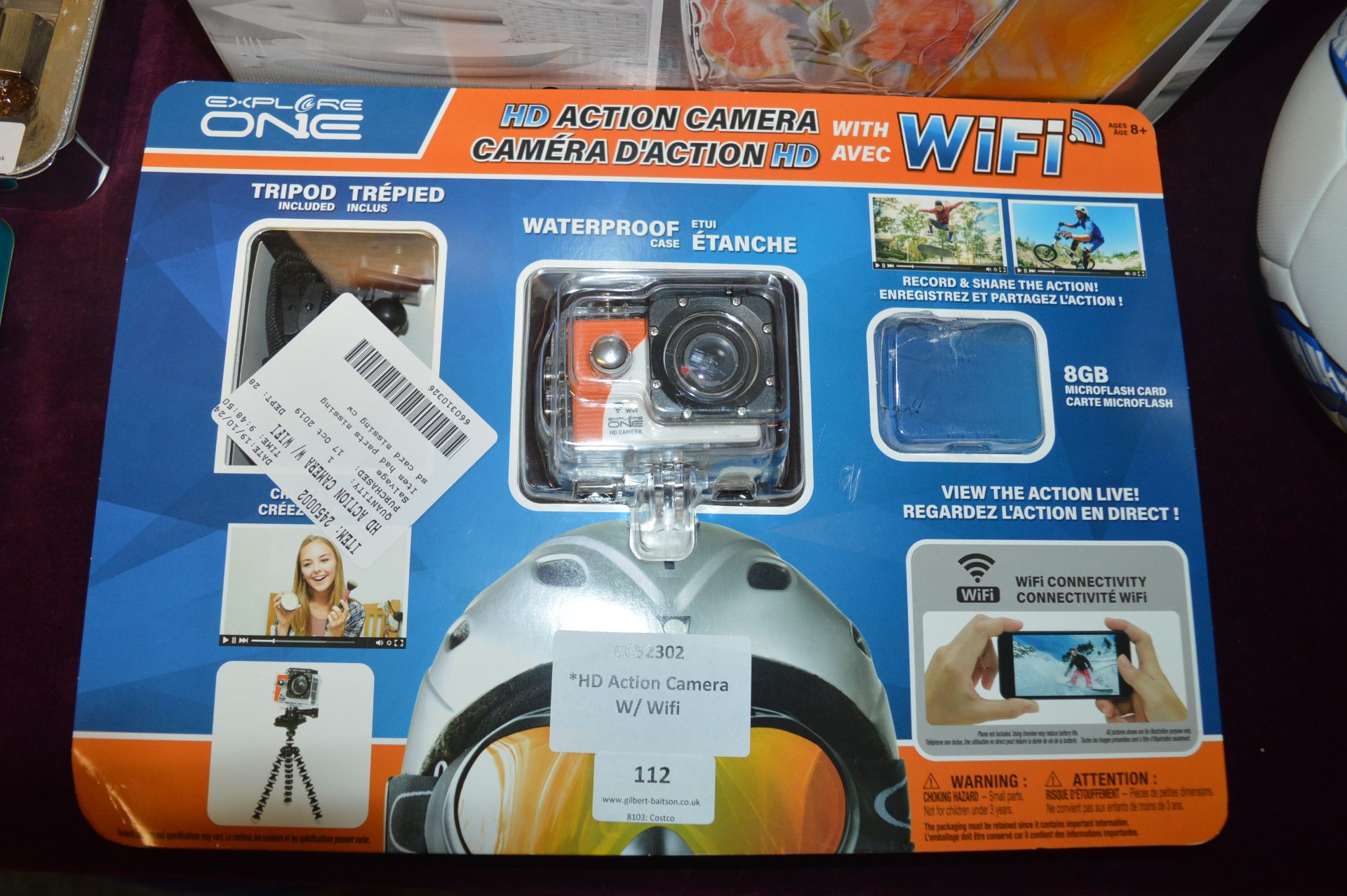 *HD Action Camera with Wifi