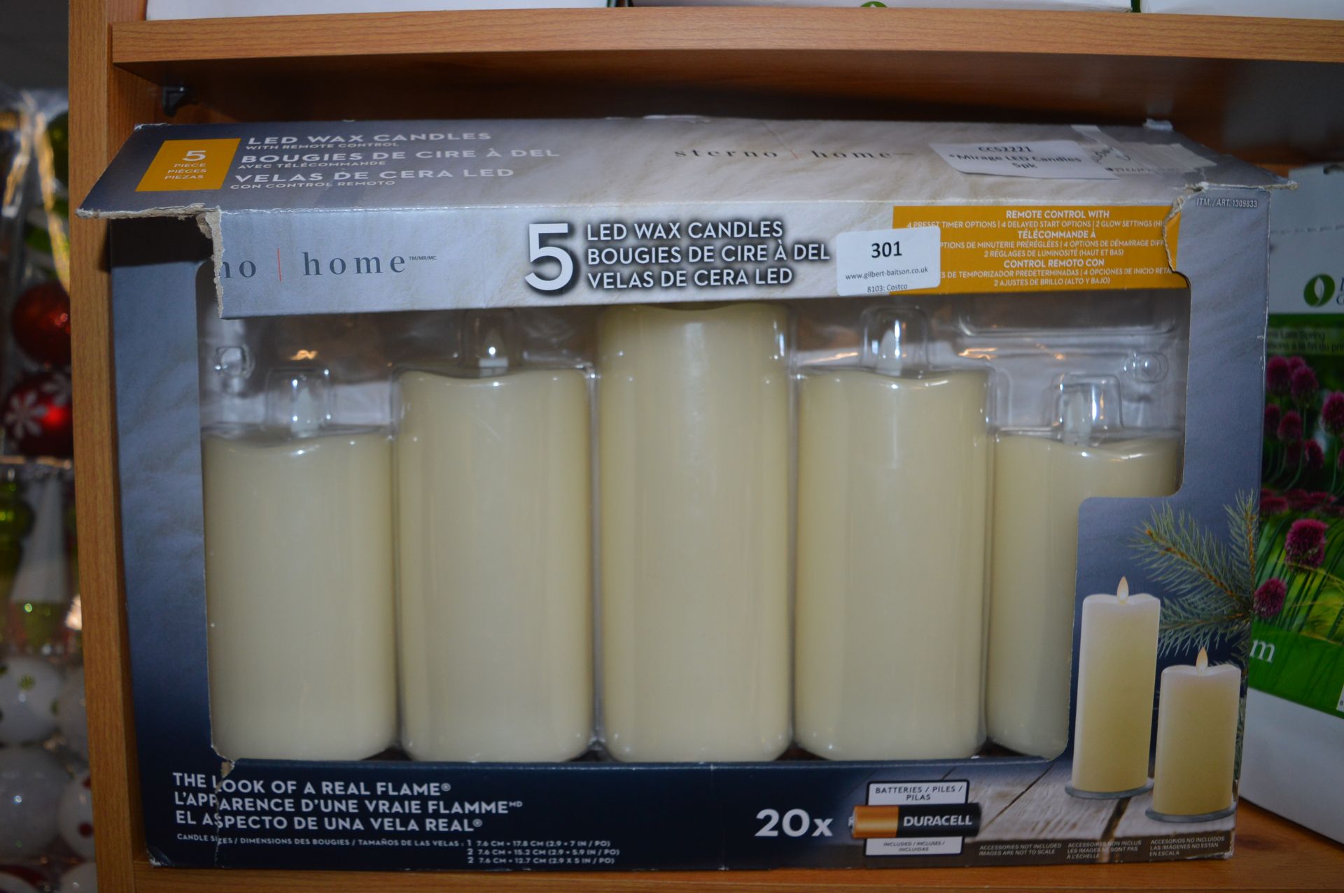 *Mirage LED Candles 5pk