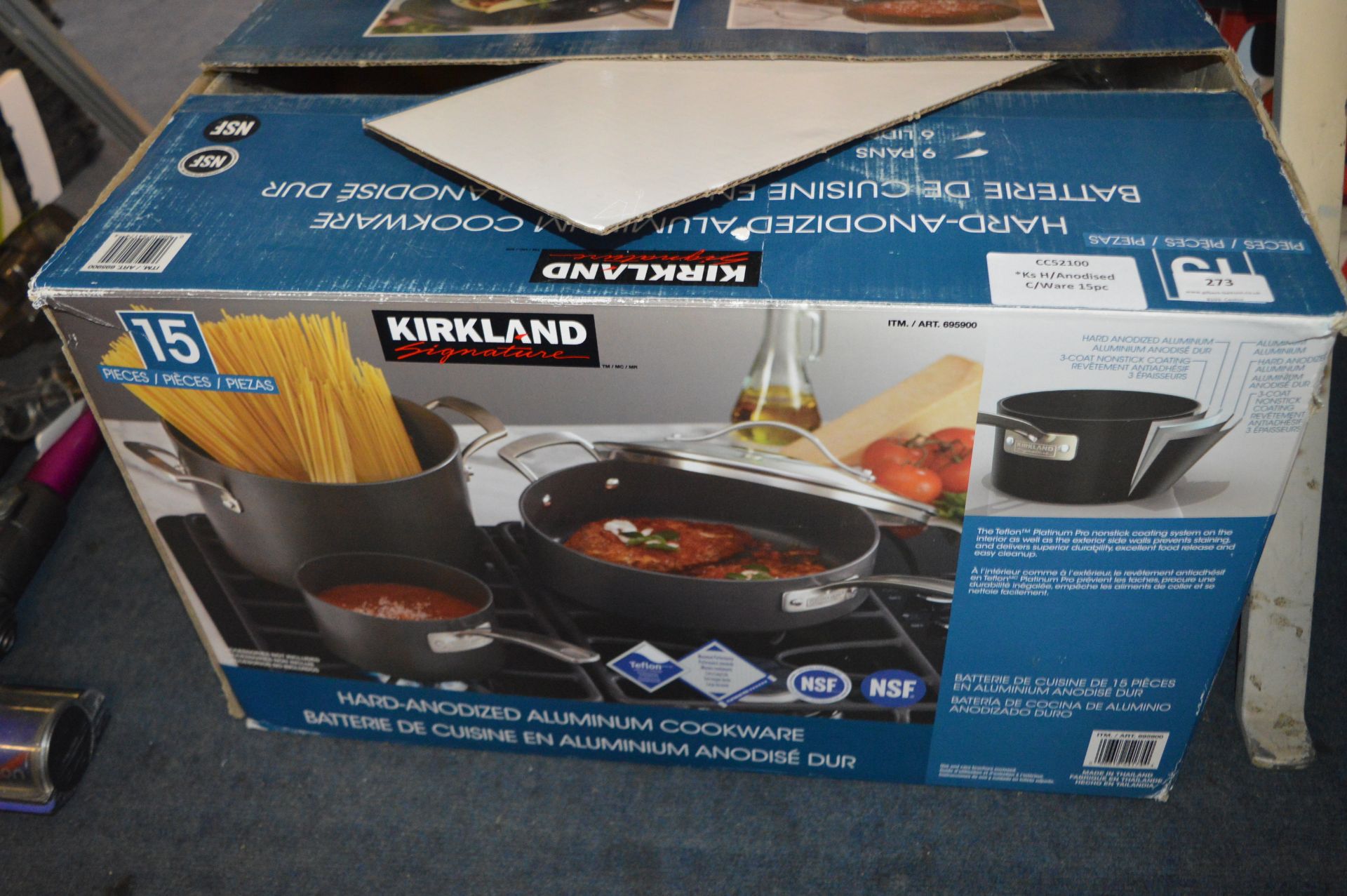 *Kirkland 15pc Anodised Aluminium Cookware Set