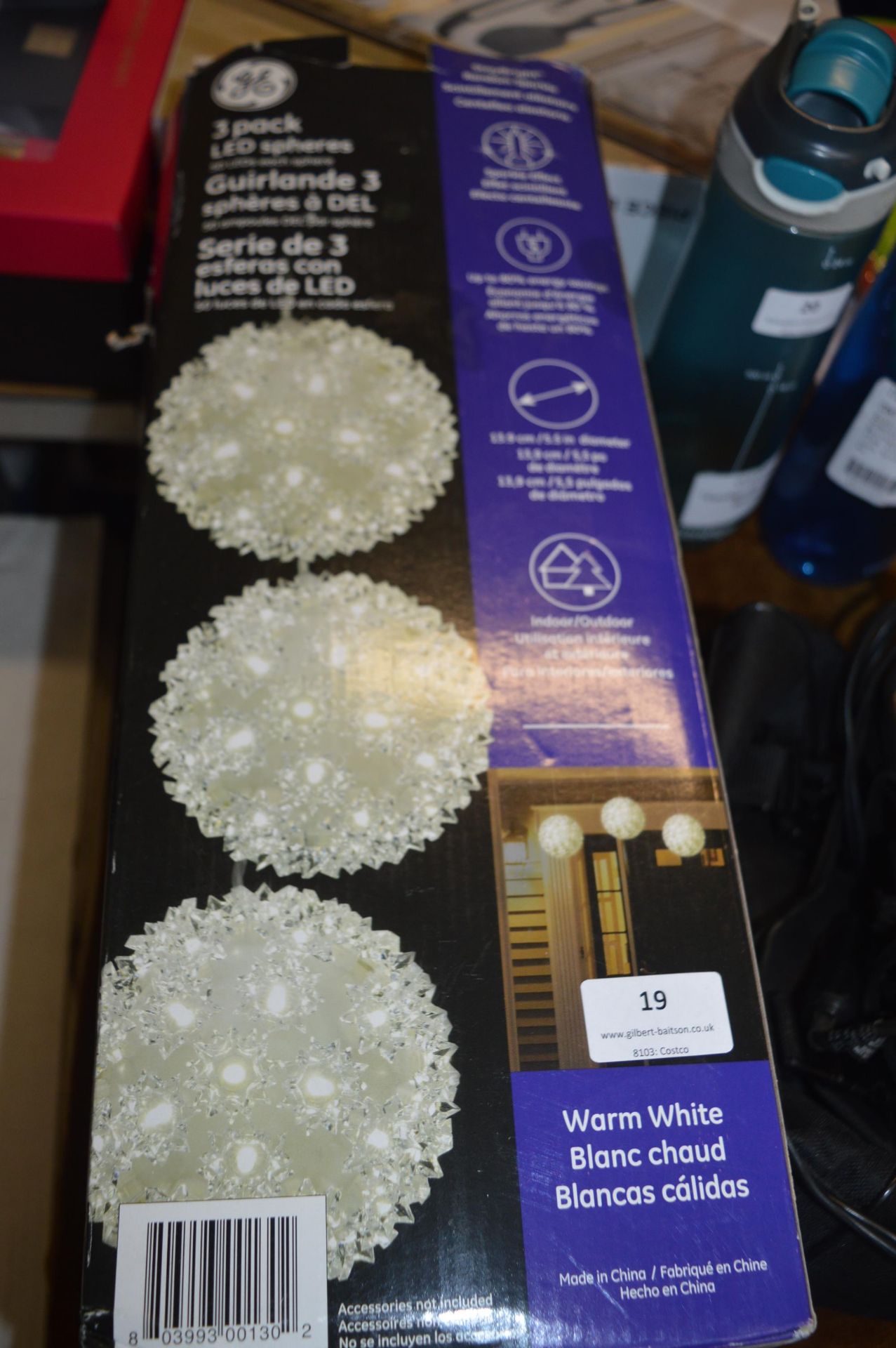 *LED Light Spheres 3pk