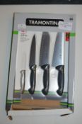 *Tramontina 3pc Chef's Knives Set