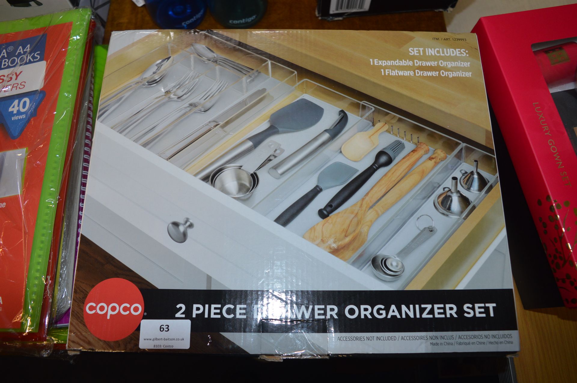 *Copco 2pc Kitchen Drawer Organiser Set