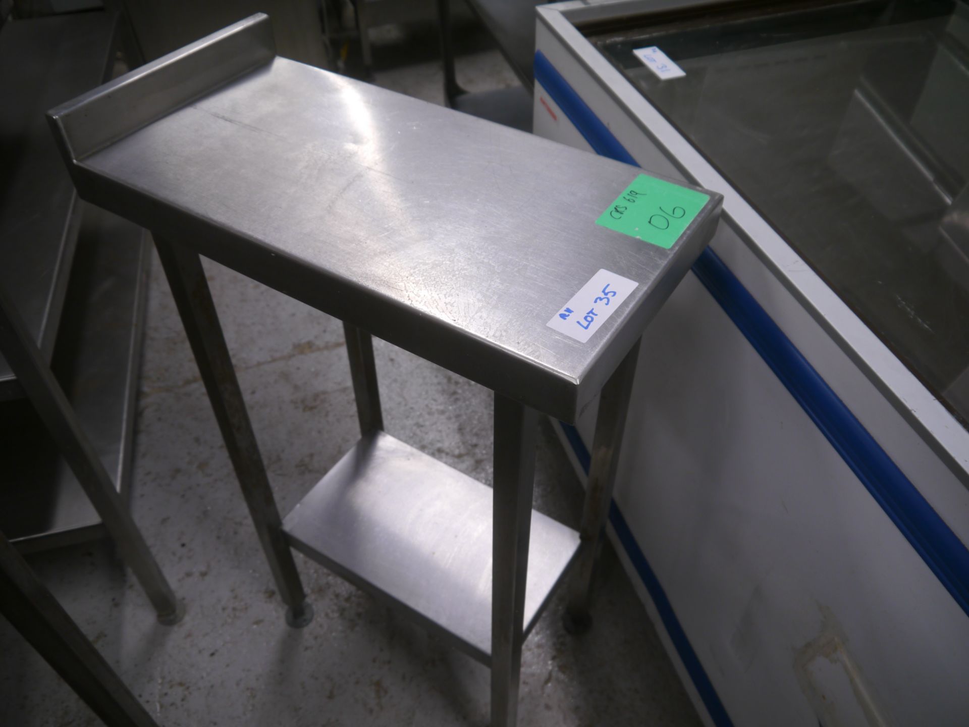 *Stainless Infill table Infill table 300 x 600 x 850