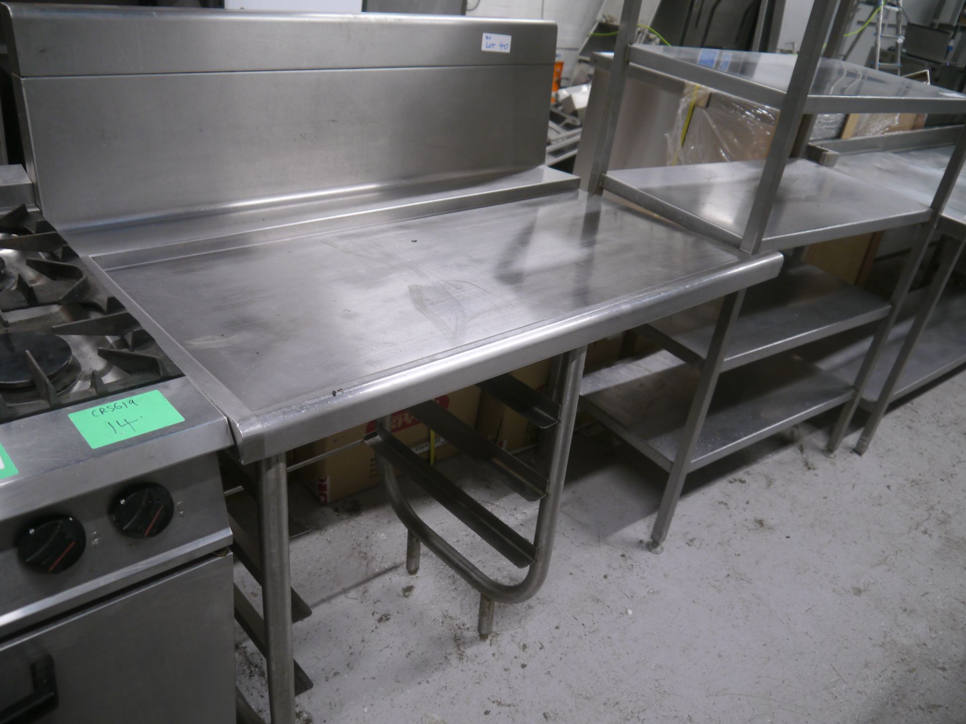 *Feed Table Feed table with 500 mm racks 1200 x 750 x 900 - Image 2 of 3