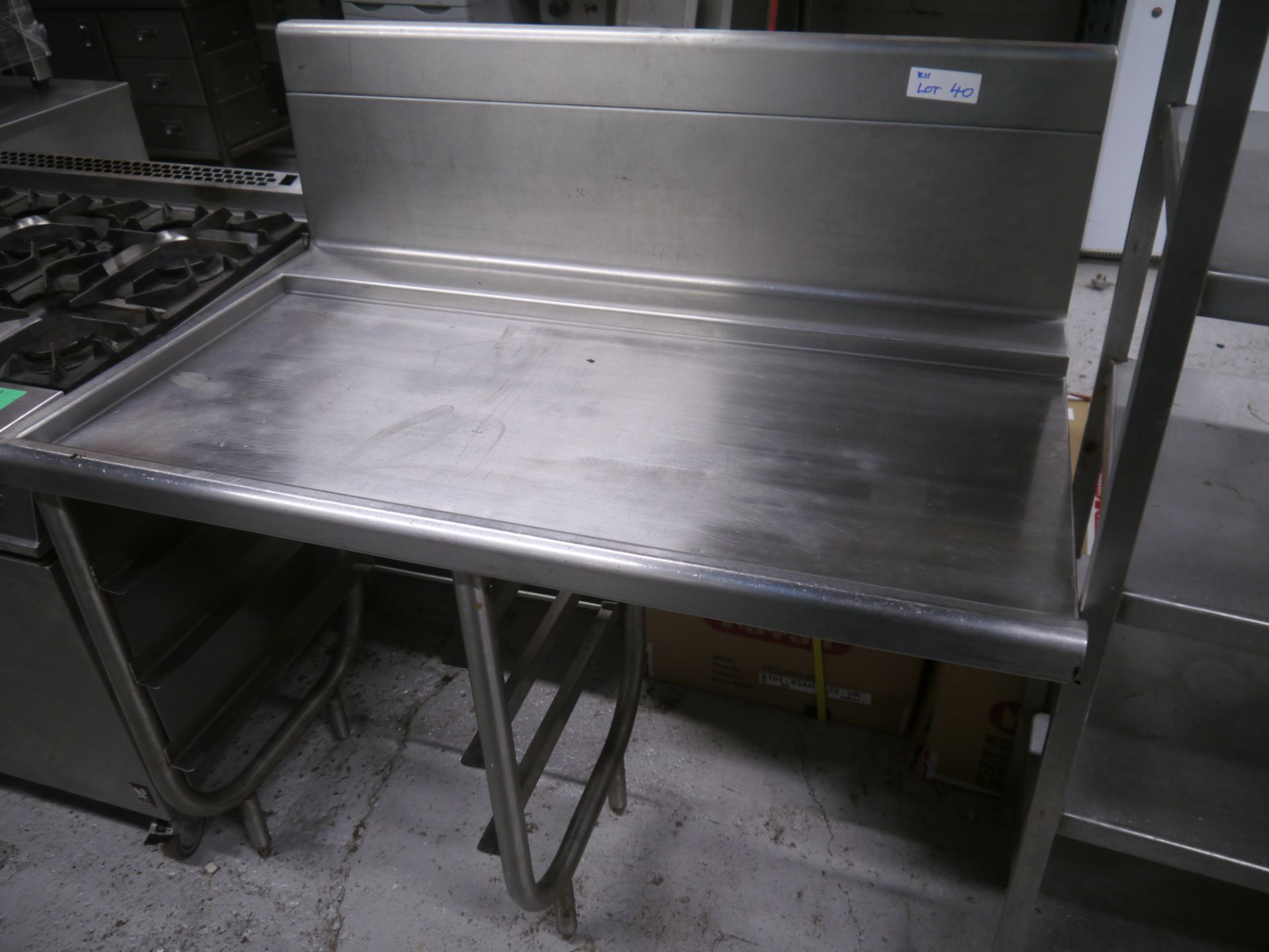 *Feed Table Feed table with 500 mm racks 1200 x 750 x 900