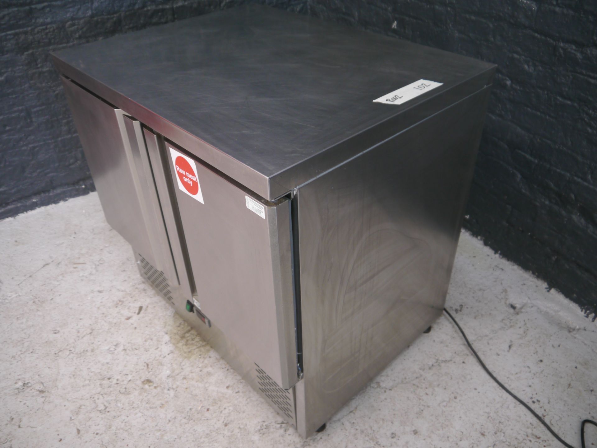 *Prep fridge CK1702 Catercool 2 door prep fridge in good tested condition, 900 x 700 x 900 - Image 2 of 4