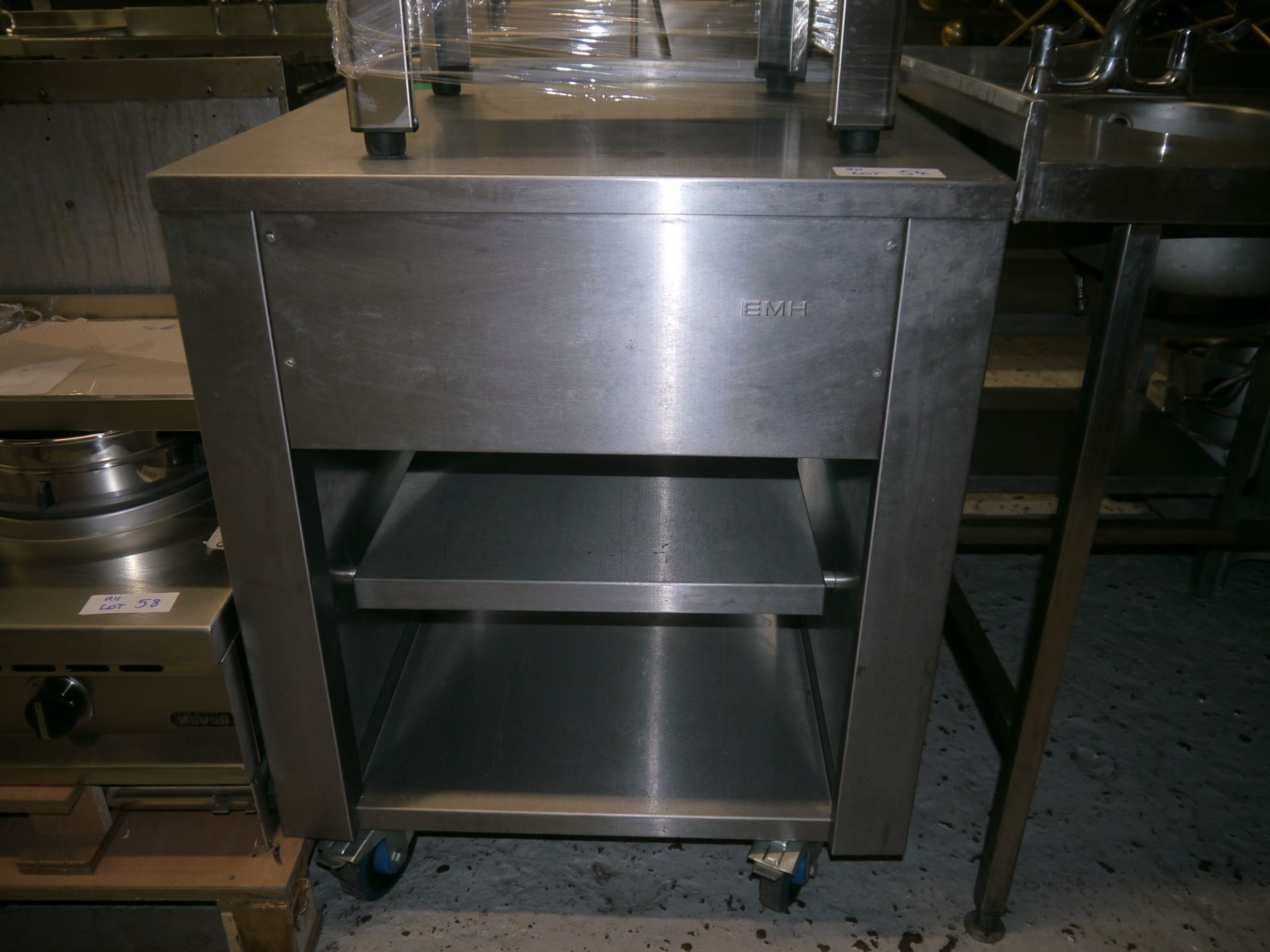 *EMH Ambient till unit with undershelf on castors 700 x 670 x 900 - Image 2 of 3