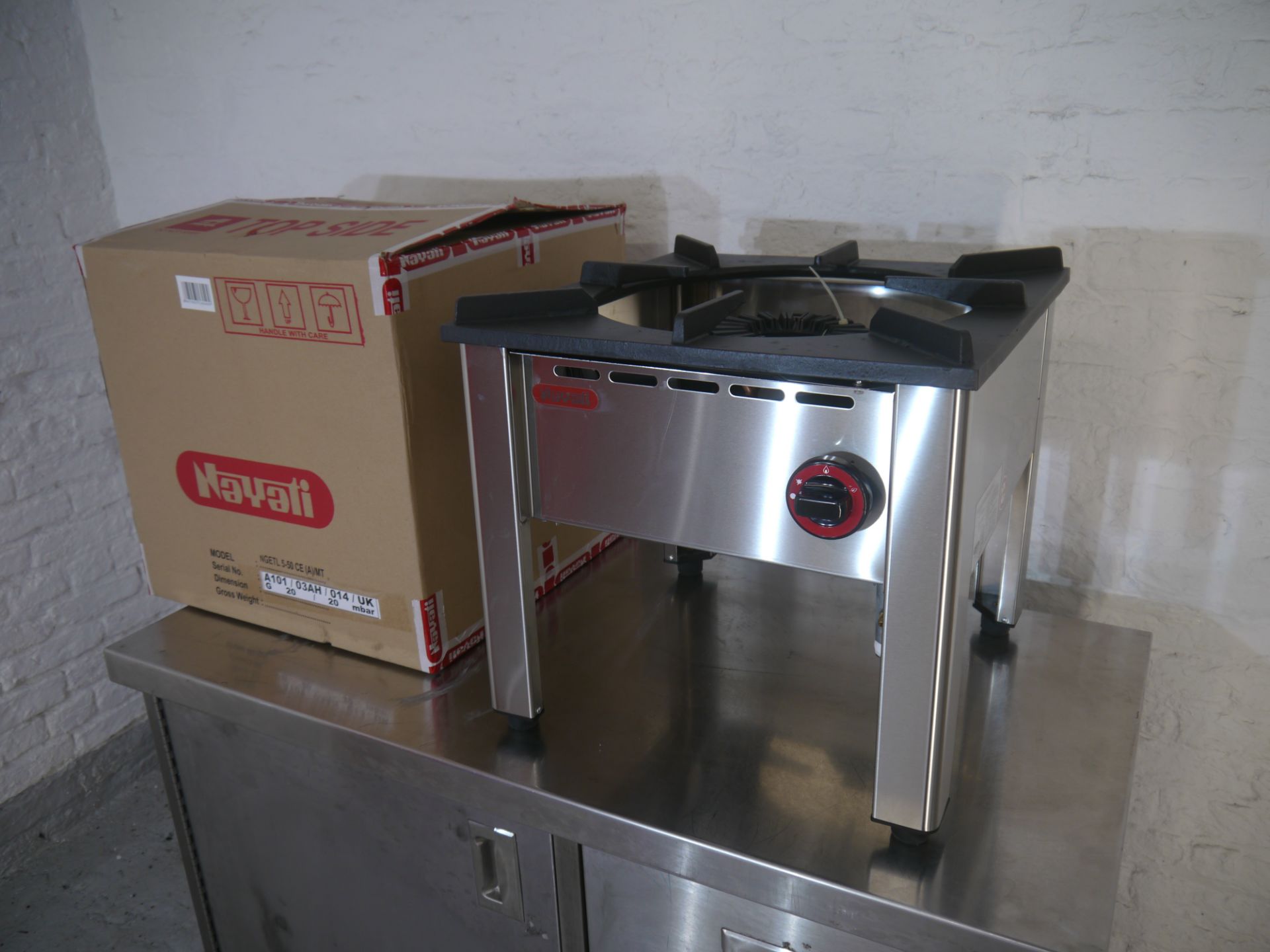 *NAYATI NGETL 5-50 large single gas burner, Brand New Boxed, 500 x 500 x 500 List price: £1295 - Image 6 of 6