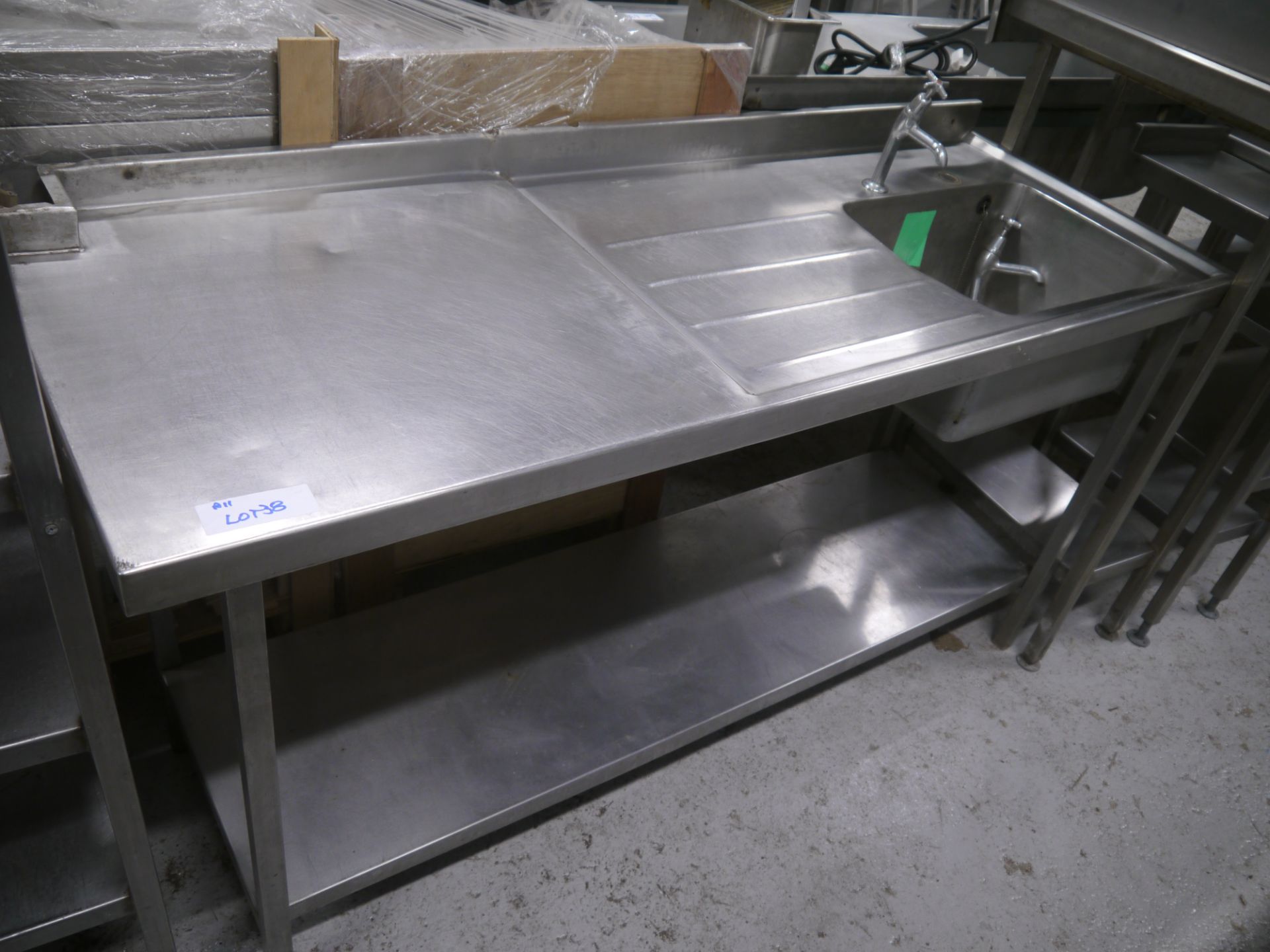 *Single sink Single sink LH drawer 1650 x 600 x 850 - Bild 2 aus 3