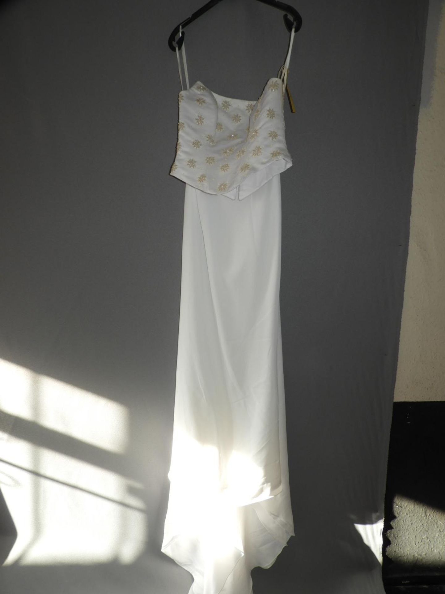 *White Two Piece Wedding Dress Size: 12