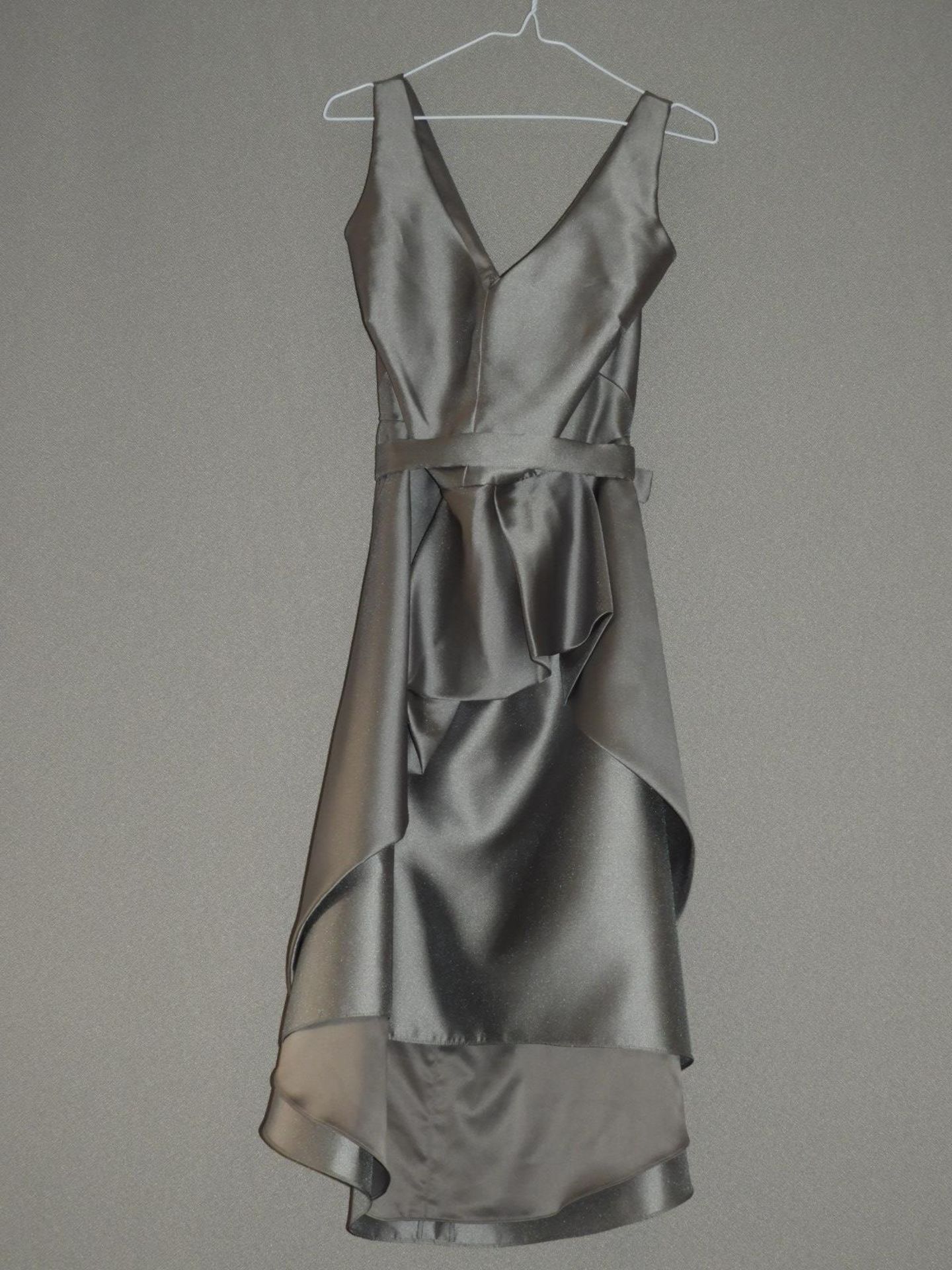 *Size: 14 Pewter Bridesmaid Dress by Lola Rose