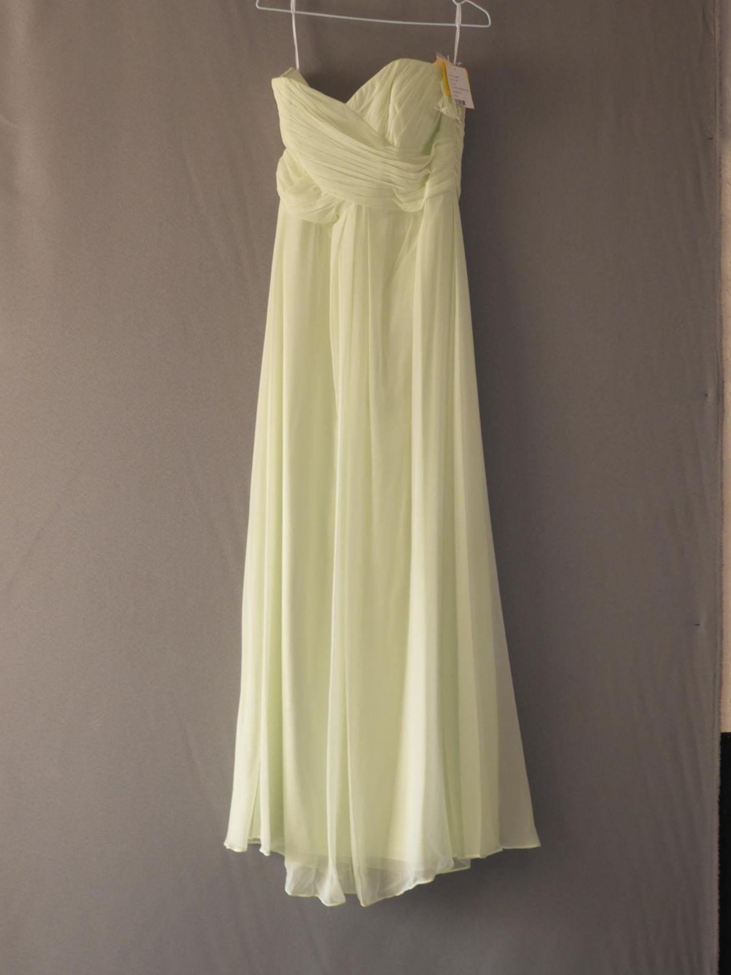 *Size: 12 Pale Green Bridesmaid Dress by Dessy Col