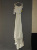 *Benjamin Roberts White Wedding Dress Size: 16