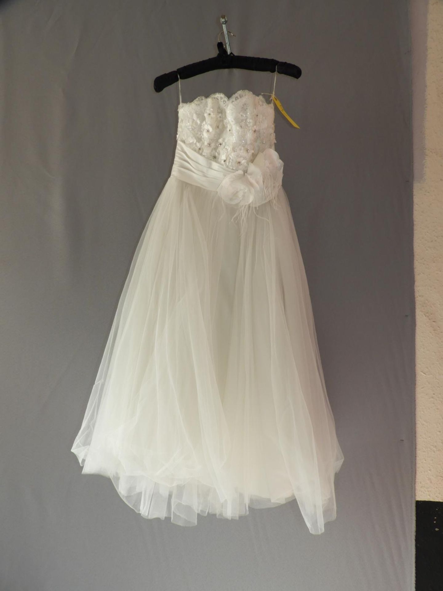 *Alfred Sung White Wedding Dress