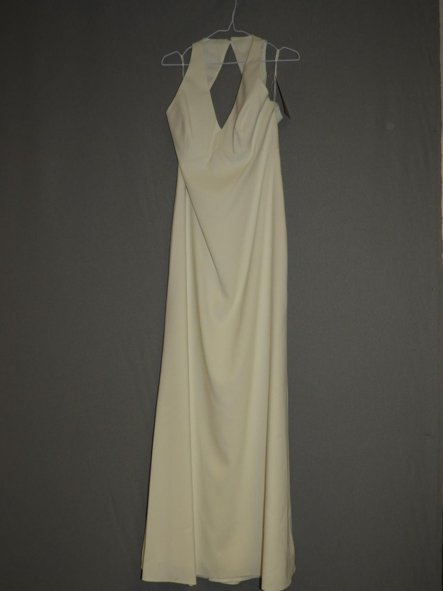 *Size: 12 Ivory Bridesmaid Dress By Dessy Collecti