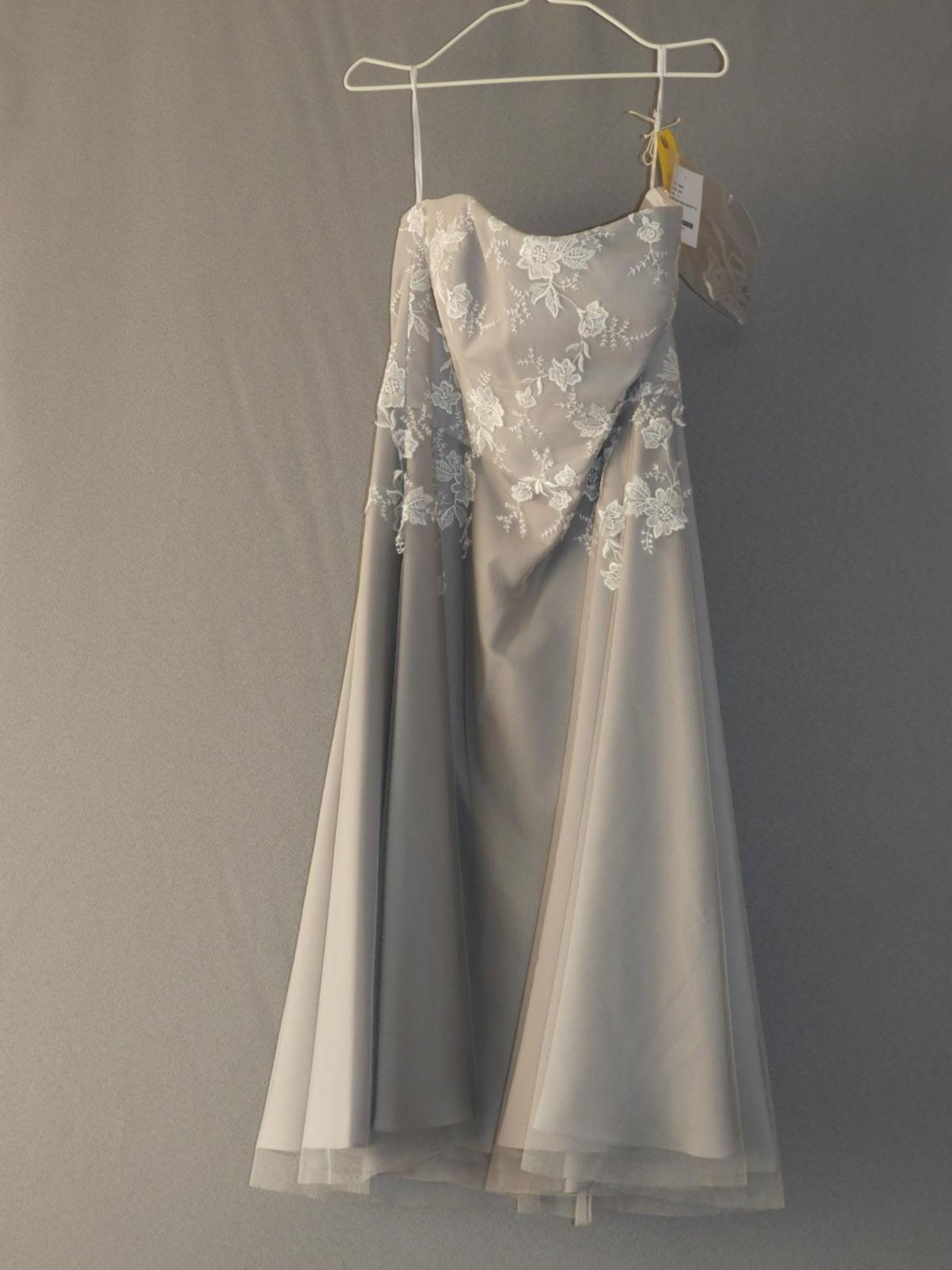 *Size: 14 Silver Bridesmaid Dress by Dessy Collect