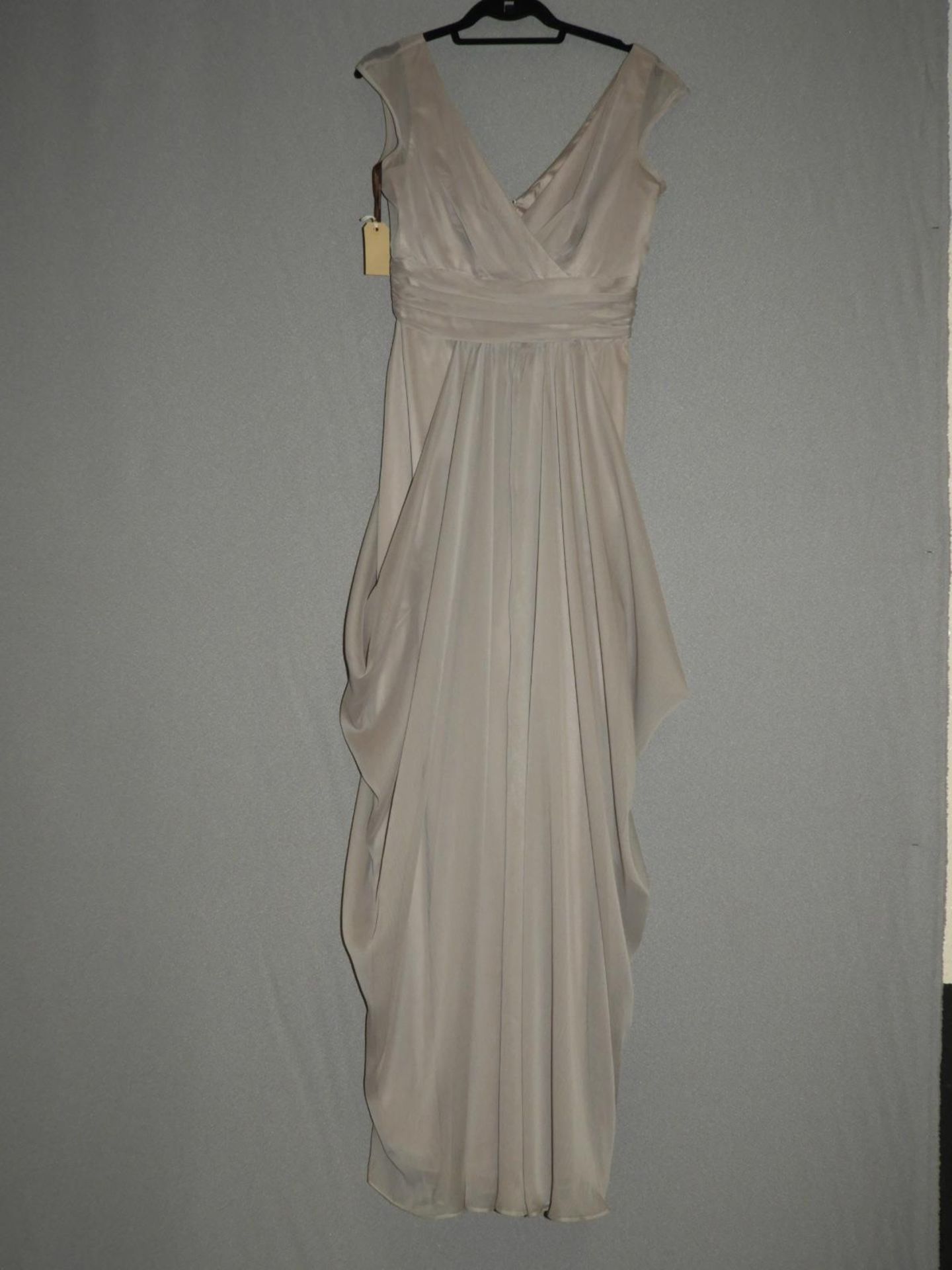 *Size: 8 Pale Brown Bridesmaid Dress by Lola Rose