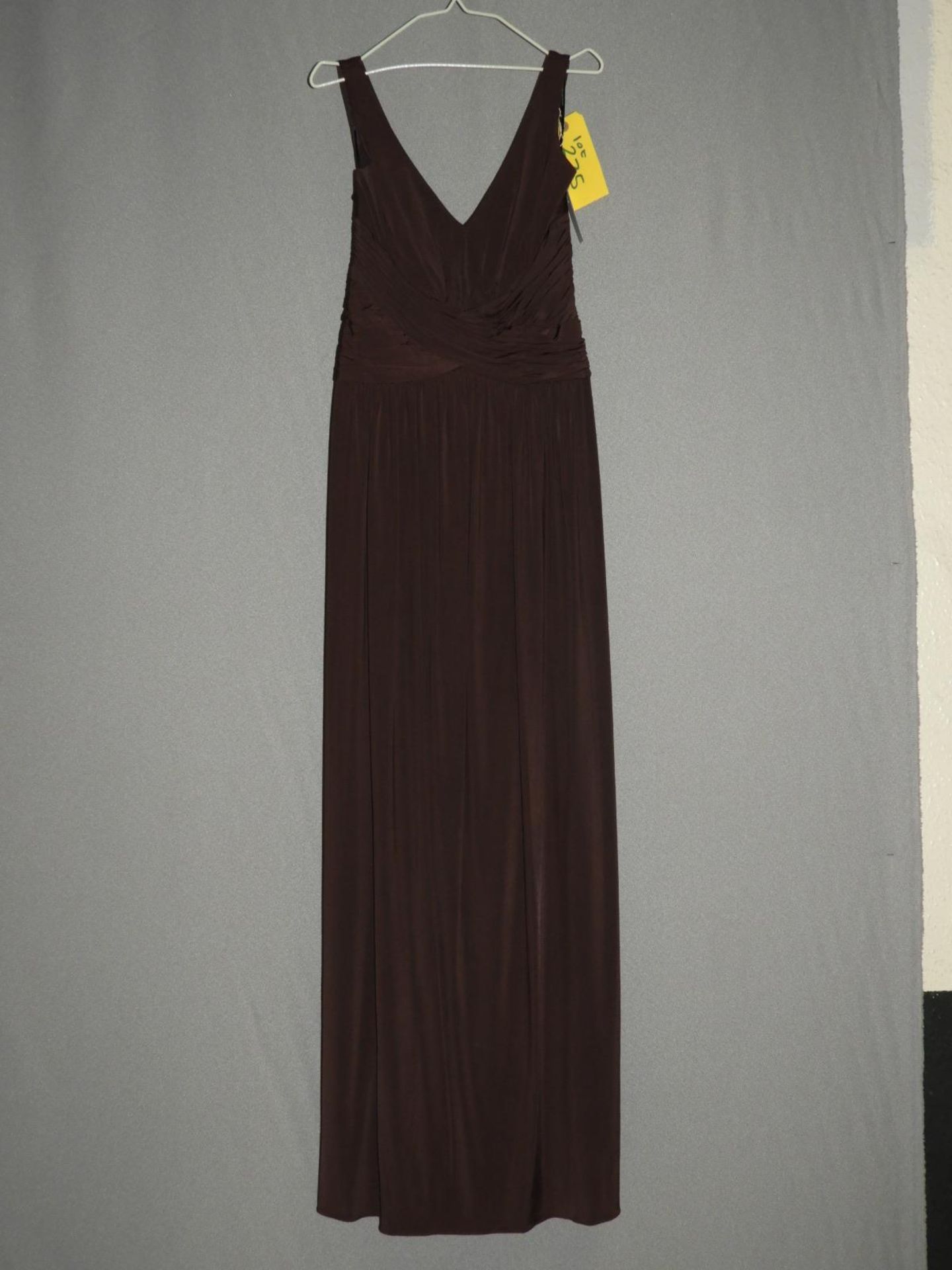 *Size: 12 Dark Brown Bridesmaid Dress by Dessy Col