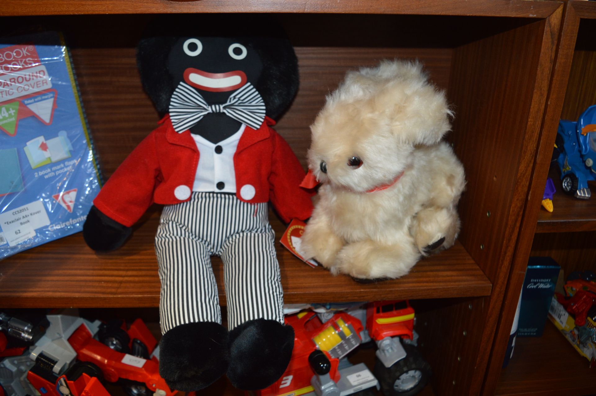 Soft Toy Golliwog and a Rabbit