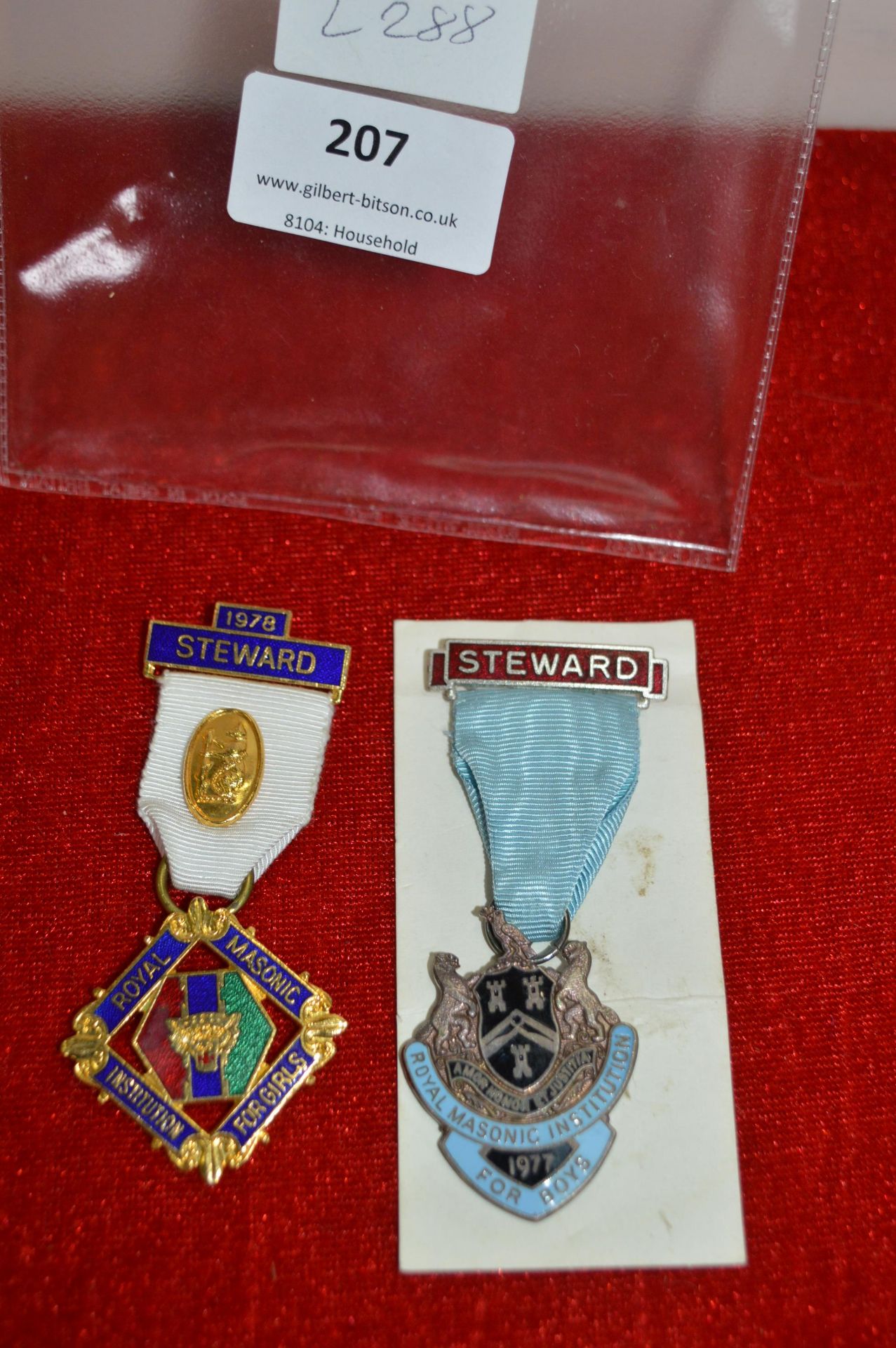 Two Masonic School Medals