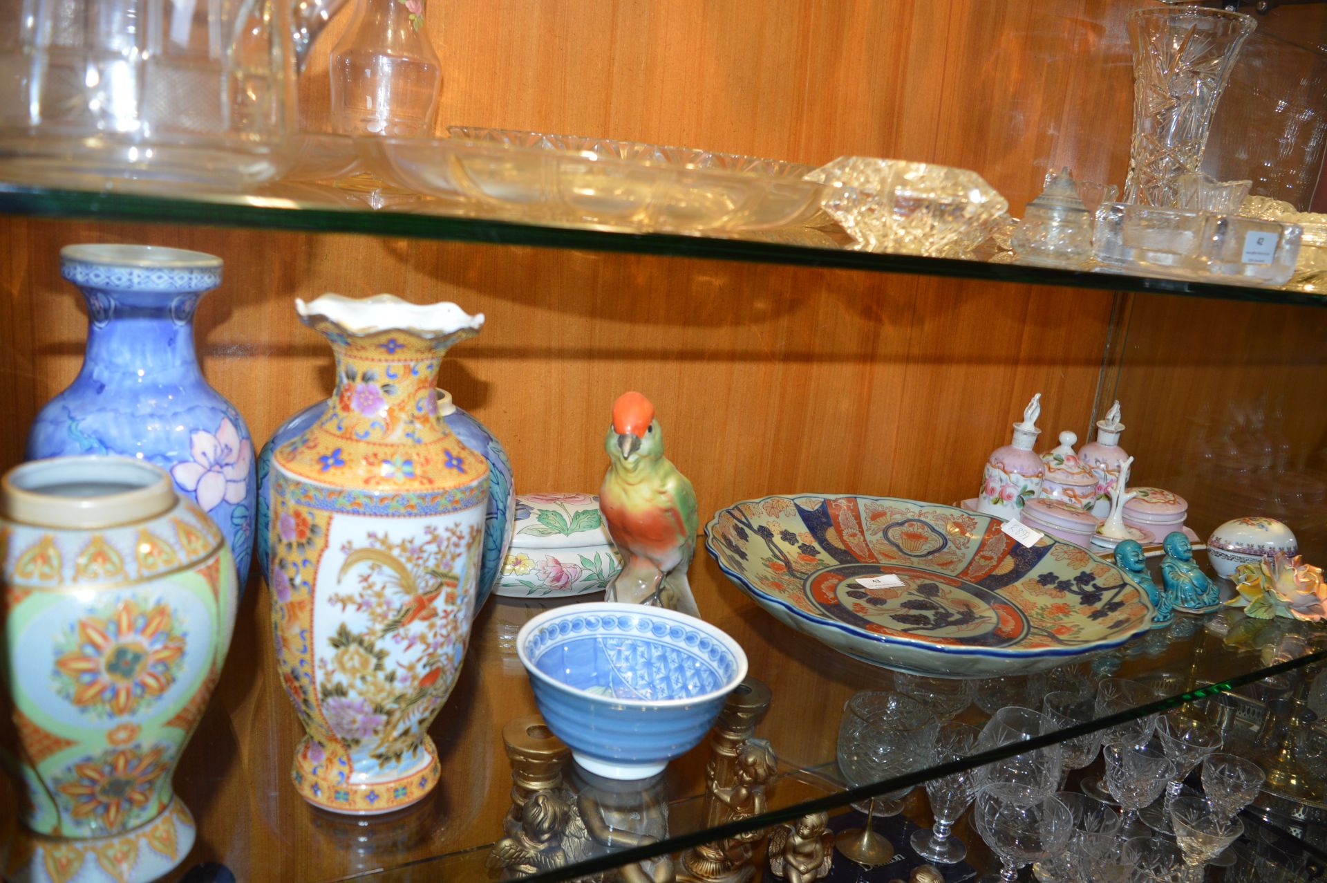 Japanese Imari Dish and Assorted Eastern Ceramics,