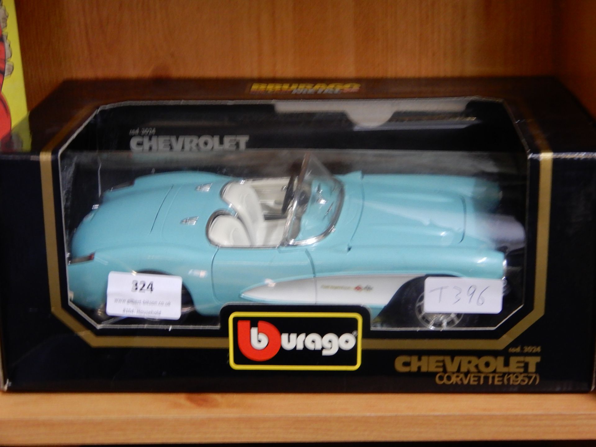 Chevrolet Corvette Diecast Model Car by Burago