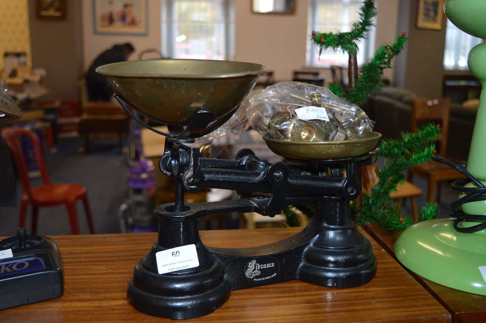 Retro Style KItchen Scales and Weights