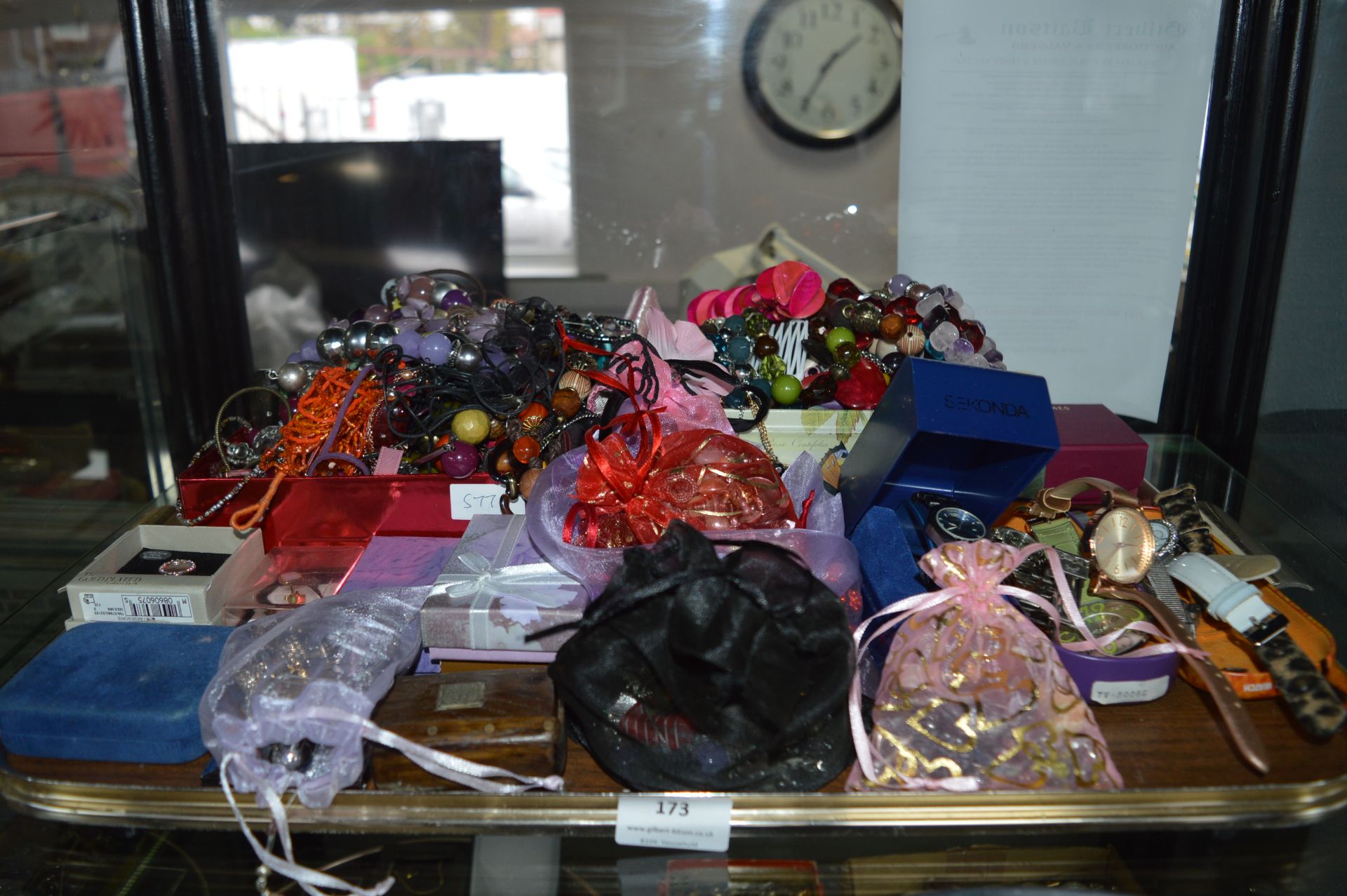 Large Tray Lot of Costume Jewellery Including Ladi