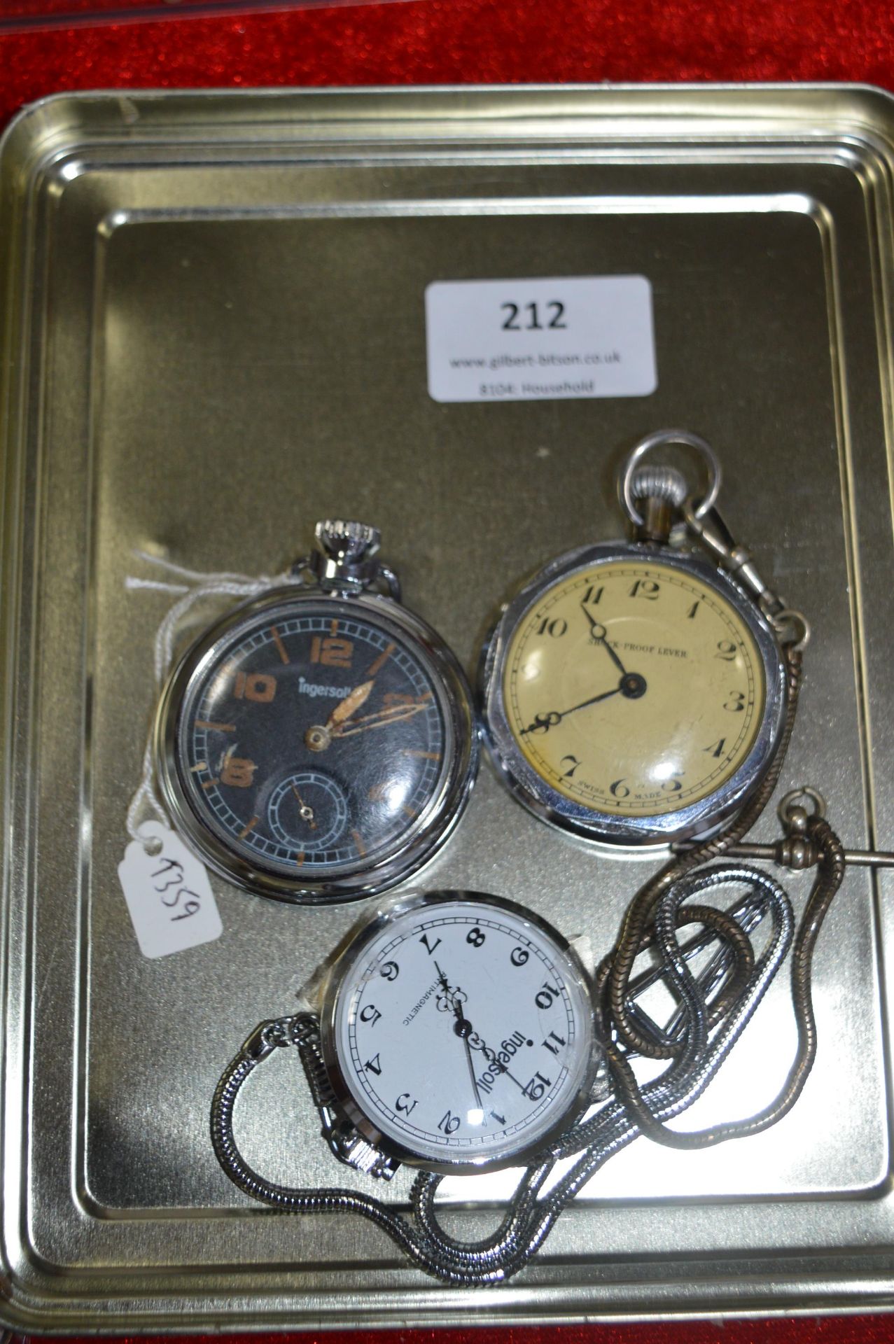 Three Pocket Watches