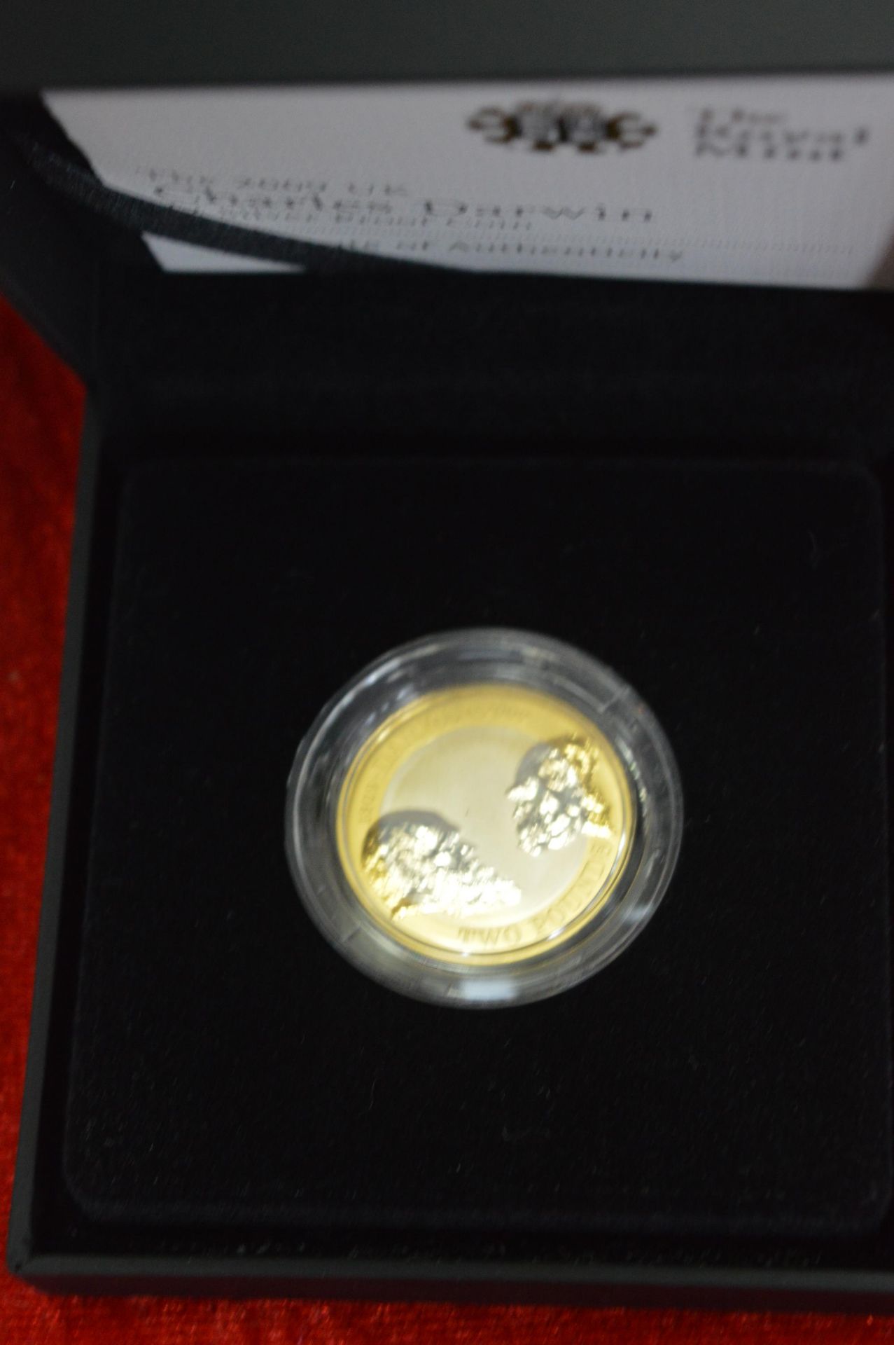 Royal Mint 2009 Charles Darwin Silver Proof £2 Coi