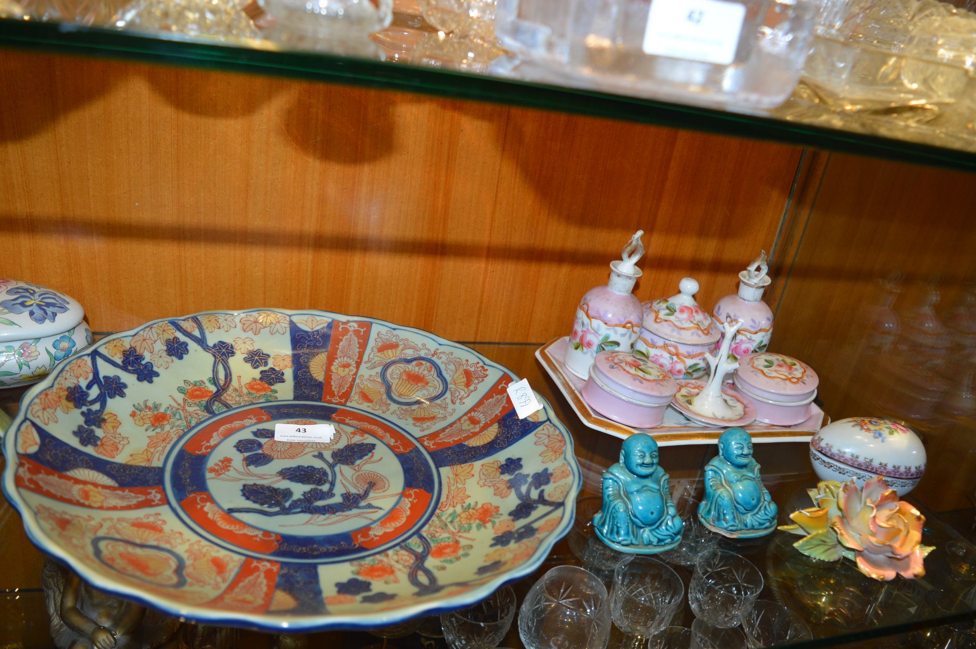 Japanese Imari Dish and Assorted Eastern Ceramics, - Image 3 of 3