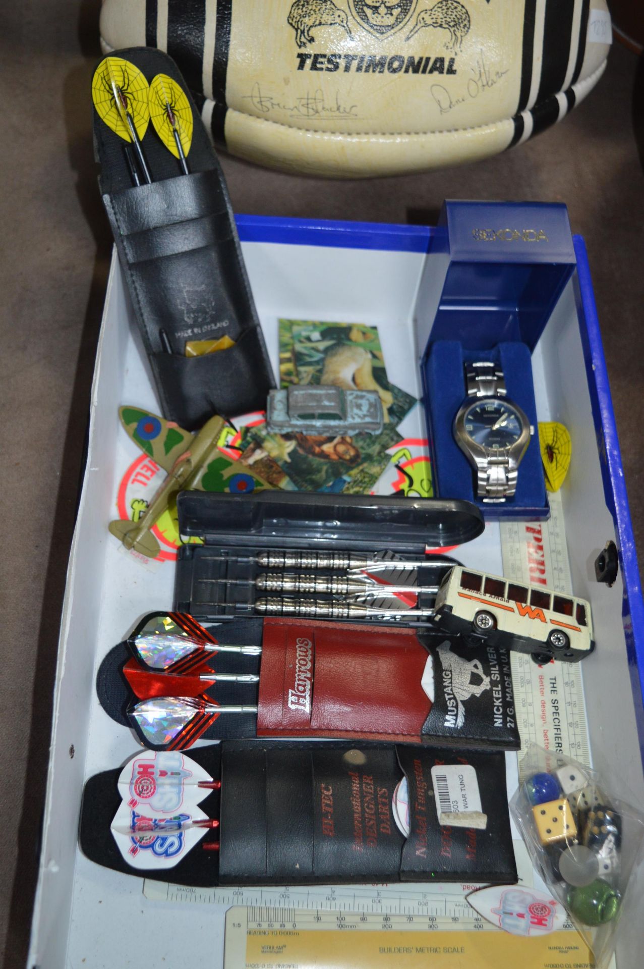 Collectible Darts, Diecast Toys, and a Sekonda Gen